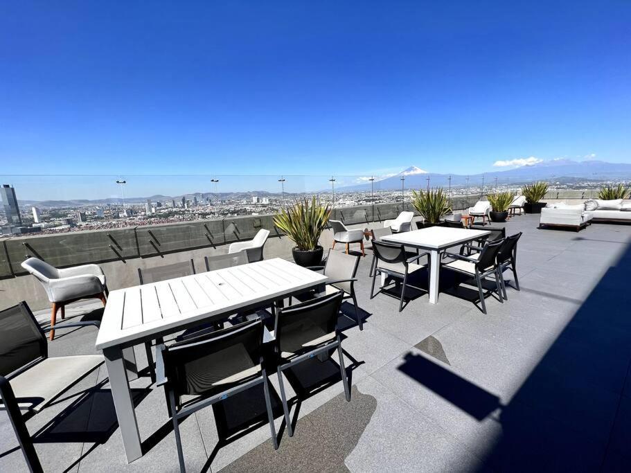 Luxury 3Br Apartment W Pool, Spa & Stunning Views Puebla Luaran gambar